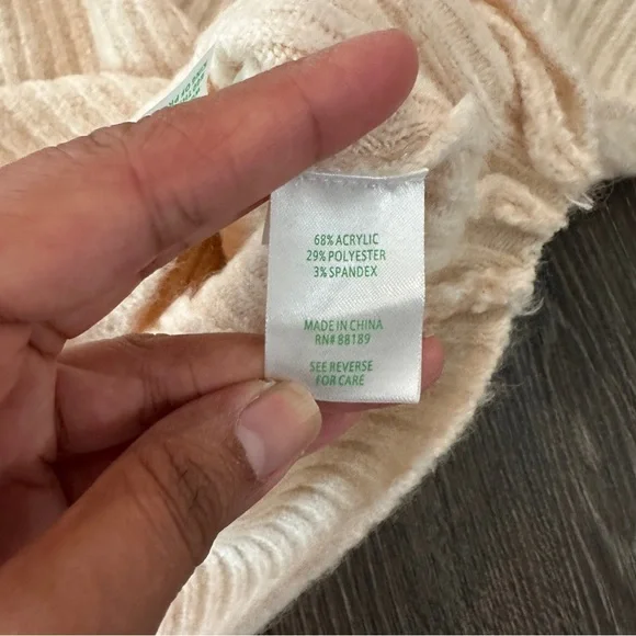 NWT Lilly Pulitzer Relaxed Fit Arienza Sweater Batwing Sleeves Cream Color Sz M - Picture 12 of 16